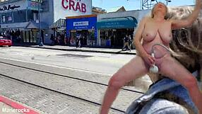 gilf tourist marierocks creates video art through sensual masturbation leading to orgasm