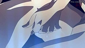 Blonde girl rides rich teacher in hentai anime, feeling deep emotions and intense pleasure