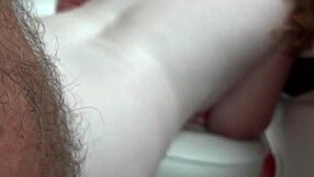 curvy redhead asks, 'want to see me lock my lips on this fat cock?'