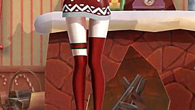 i can’t get enough of mmd xmas miki hentai cuteness