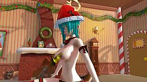 i can’t get enough of mmd xmas miki hentai cuteness