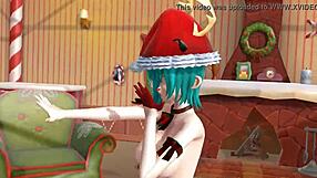 i can’t get enough of mmd xmas miki hentai cuteness
