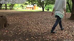 Blindfolded outdoor walking with an old companion