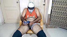 Just Playing With Black Cock And Hand Toy Made From My Girlfriend's Pussy For Handjob Fun