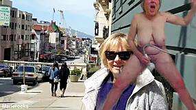 gilf tourist marierocks creates video art through sensual masturbation leading to orgasm