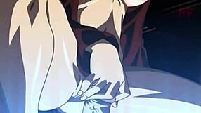 Blonde girl rides rich teacher in hentai anime, feeling deep emotions and intense pleasure