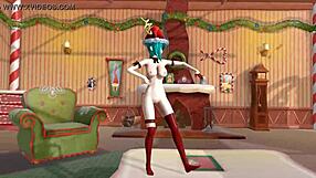 i can’t get enough of mmd xmas miki hentai cuteness