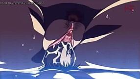 Blonde girl rides rich teacher in hentai anime, feeling deep emotions and intense pleasure