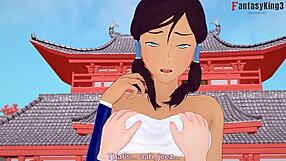 Avatar Korra gives a perfect blowjob in this 3D anime.