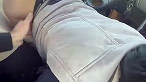 he watched her perfect ass while she sucked his cock to cumshot