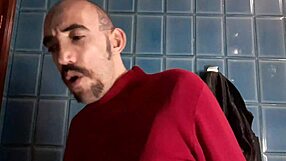 Gay Uses Machine In Bathroom With Melvin