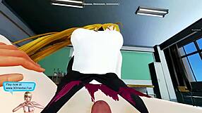 I watch this gorgeous girl get fucked in 3d hentai anime, it's so hot!