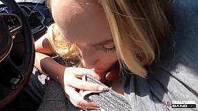 Tall Blonde Teen Athena Fleurs Drilled in First Casting