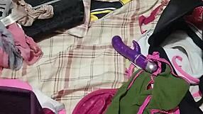 gay friends chilling in panties at home