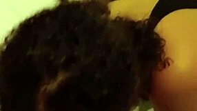 She gives shy blowjob in hotel lingerie!