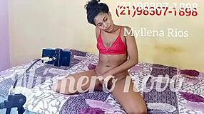 Video call turns wild as Leo Ogro pounds my tight vagina hard in this ebony solo scene with Brazilian flair.