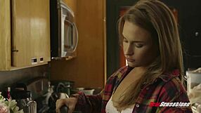 April Brookes gets wild with older brother