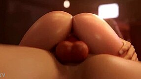 Four-way sex session with intense fucking and cum