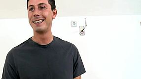 He engages in anal homosexual sex with his partner.