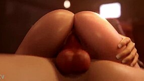 Four-way sex session with intense fucking and cum