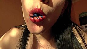 giantess anna plays with a new victim in domination roleplay