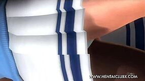 Intense anime hentai doa5 ultimate ecchi hitomi tennis skirt action