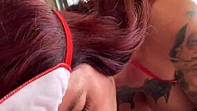 Raul kobra and zara snake in a hot cowgirl session. She rides his big cock and swallows his cum.