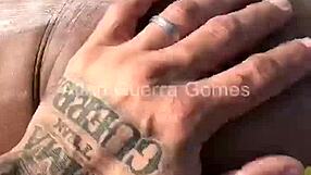 applying sunscreen on dana bueno's sexy body then creampie in pussy