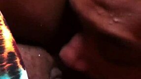 BBW Couple Licking Pussy