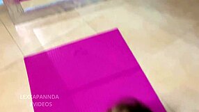 Yoga session turns into deep penetration sex