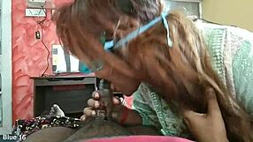 Hot Tania Sucks Cock with Chocolate and Girlfriend