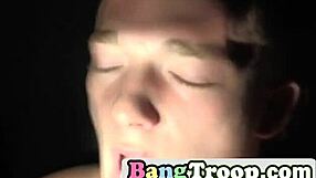 horny gay troop fucks hardcore in showers with ginger