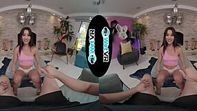 wetvr horny brothers friend fucks mickey violet in vr porn