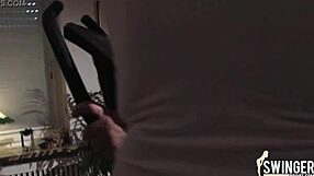 Strap-On Dildo Ride On The Bike!