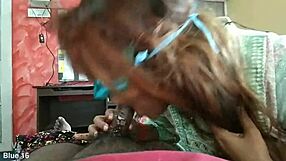 Hot Tania Sucks Cock with Chocolate and Girlfriend