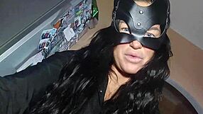 The hot milf dominates with face sitting and cumming all over. She instructs you while the cuckold watches in bdsm bliss.