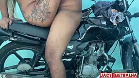 I fixed the motorcycle and then shoved my cock right in.