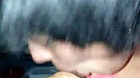 Wife swallows horny load.