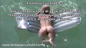 Old Cuckold Fantasies on Nudist Beach