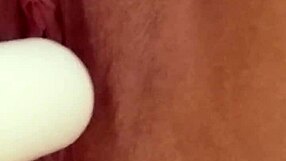 Intense pussy fucking with dildo toys