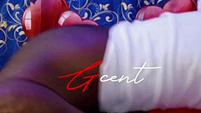 ebony couple fucking intimately with wet pussy riding