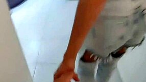 Mexican Teen Neighbor Rides Interracial Friend on Stairs