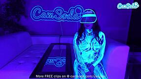 Sexy Teen 18+ In Costume Masturbates And Blows Huge Cock On Webcam