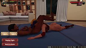 Sherlinn Vs Sarah: Naked Fighters In Rough 3D Wrestling