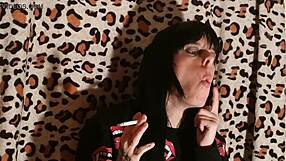 hey, check out beth kinky, the sexy goth domina smoking in hd!