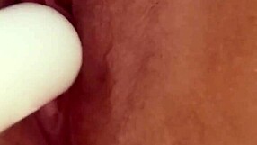 Intense pussy fucking with dildo toys