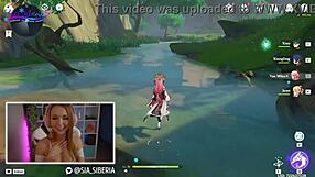 Genshin Impact Fatal Donation: Big Tits Dildo Oral Creampie Solo Amateur Homemade Wet