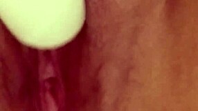 Intense pussy fucking with dildo toys