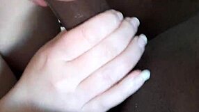 White Girl Sucks Big Black Cock!