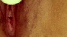 Intense pussy fucking with dildo toys